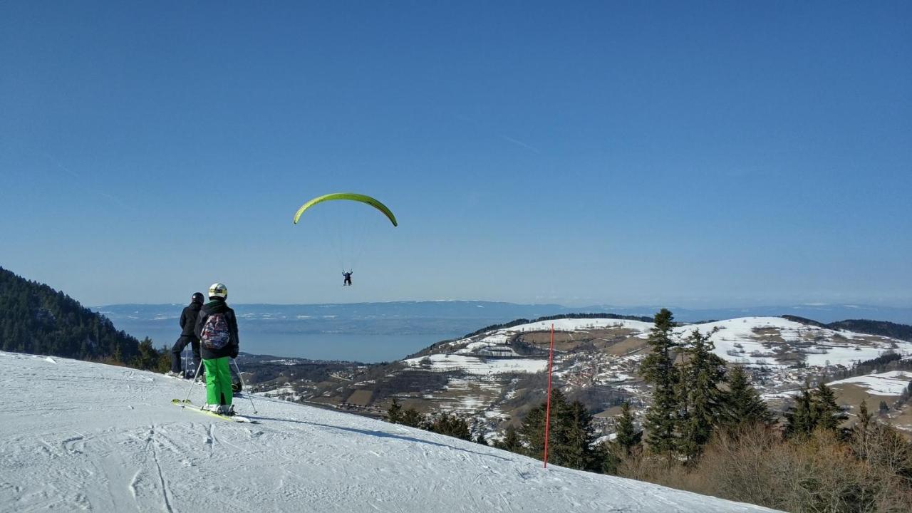 Appartement T2 A Bernex Avec Wifi, Vue Sur Montagne エクステリア 写真